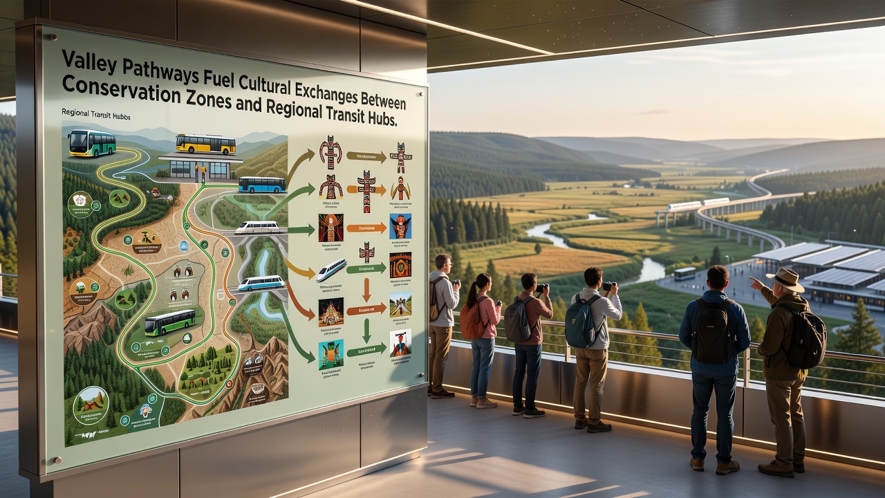 Valley Pathways Fuel Cultural Exchanges Between Conservation Zones and Regional Transit Hubs
